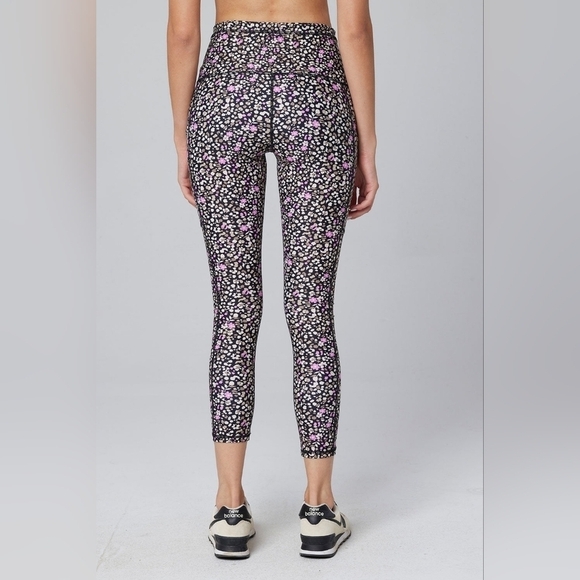 Saltwater Luxe Level Up Pant  Floral Dots - Leggings - Size Large - Picture 3 of 12